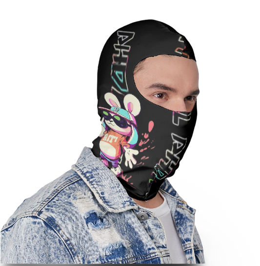 G Bunny BLACK Balaclava Face Mask