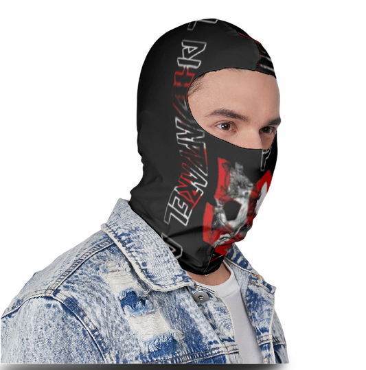 Love BLACK Balaclava Face Mask