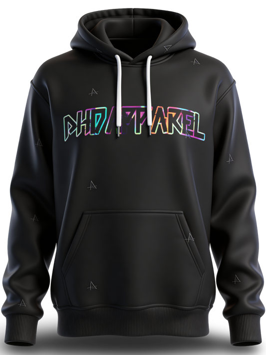 DHDXGBUNNY BLACK PULLOVER HOODIE